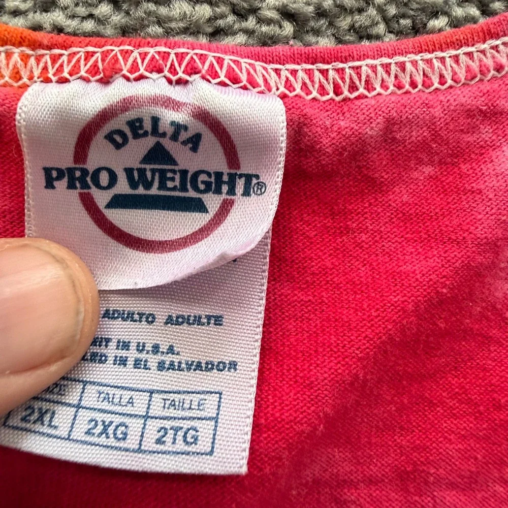 Delta Pro Weight Key West Schooner Wharf Bar Tie Dye Tank Top Mens 2XL Rainbow